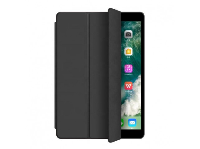 eSTUFF DENVER Folio Case iPad 10.2.  Black PU leather front with