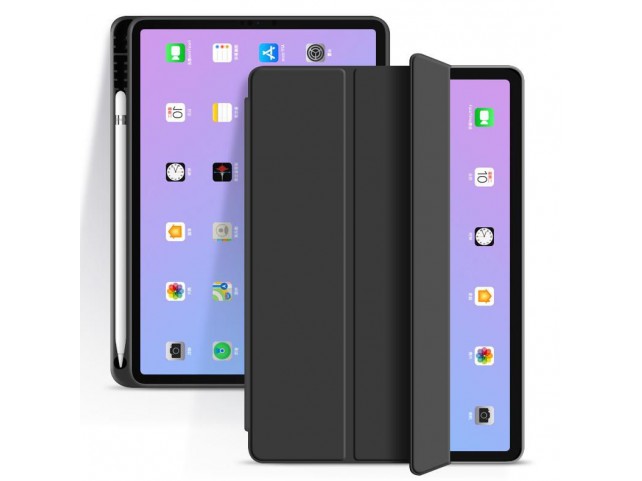eSTUFF SEATTLE Pencil Case iPad  10.2. Black PU leather front