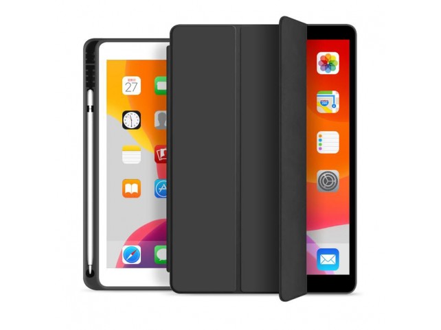eSTUFF SEATTLE Pencil Case iPad Air  5/4 10.9. Black PU leather