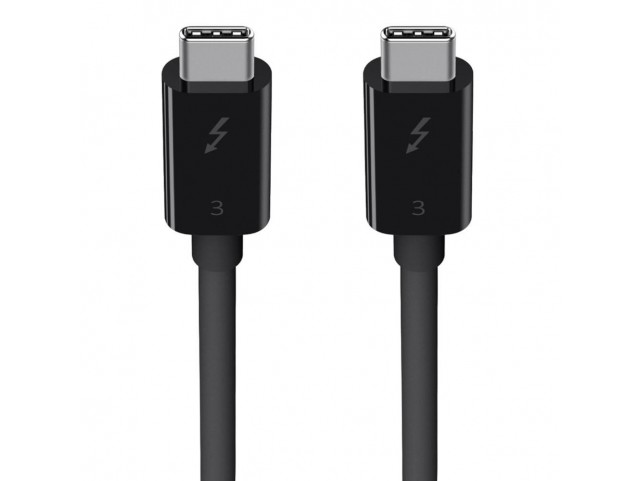 Belkin 0.8 M 40 Gbit/S Black  