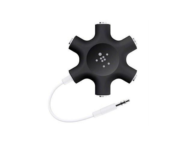Belkin Multi Headphon Split 5 x 3,5mm  F8Z274BT, Green,White, 1x