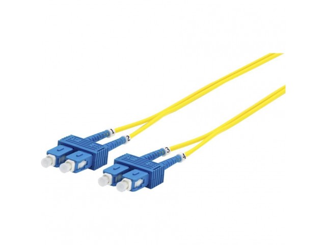 MicroConnect SC/UPC-SC/UPC 15m OS2  SM Duplex LSZH OD: 2mm, 0.3db