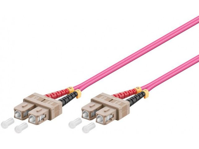 MicroConnect SC/UPC-SC/UPC 2m  OM4  MM Duplex LSZH OD: 2mm, 0.3dB