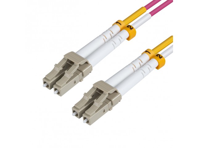 MicroConnect LC/UPC-LC/UPC 4m OM4  MM Duplex LSZH OD: 2mm, 0.3dB