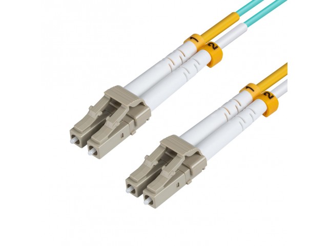 MicroConnect LC/UPC-LC/UPC 10m OM3  MM Duplex LSZH OD: 2mm, 0.3dB