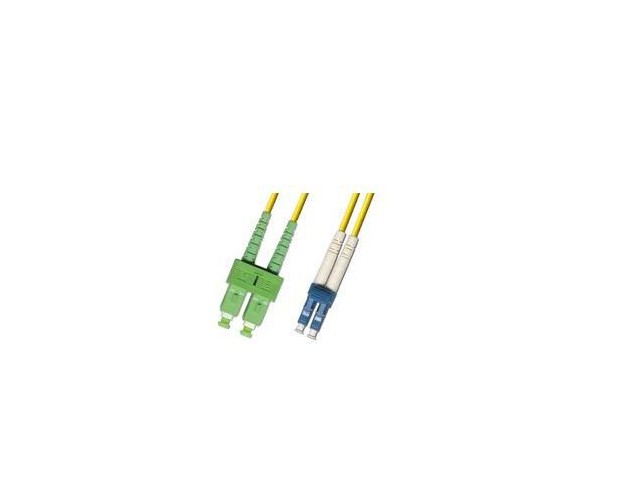 MicroConnect SC/APC-LC/UPC 10m OS2  Singlemode Duplex LSZH Yellow