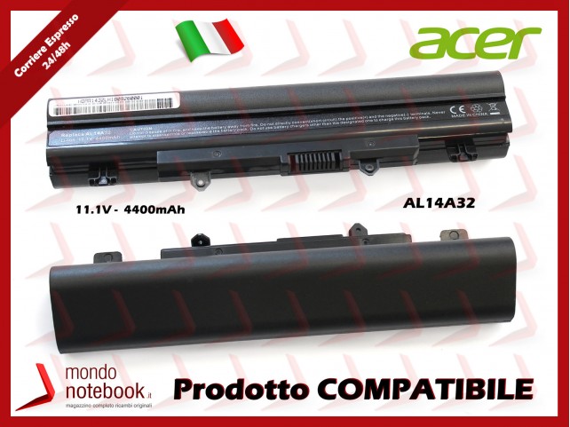 Batteria Compatibile Alta Qualità ACER V3-572G E5-511 TravelMate P246 P256