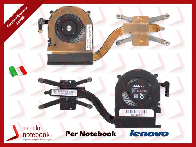 Dissipatore e Ventola Heatsink Fan CPU Lenovo ThinkPad Yoga X1 Carbon