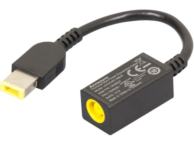 Lenovo Slim POwer Conversion cable  5.5x2.5mm to Slim Tip