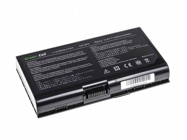Batteria Green Cell ASUS G71 G72 F70 M70 M70V X71 X71A X71SL - 4400mAh