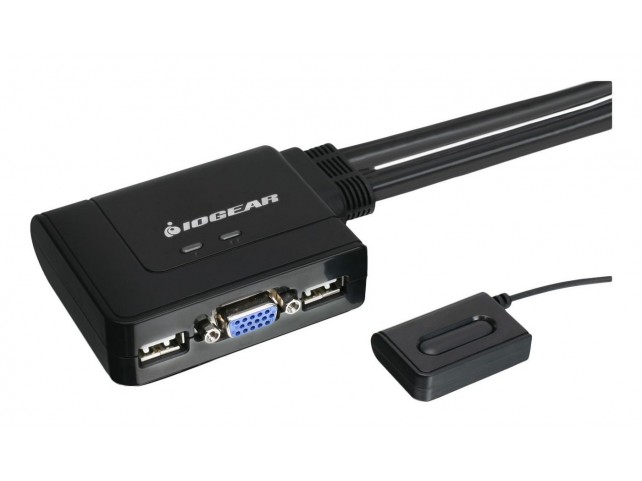 IOGEAR 2-Port USB KVM Switch VGA  2-Port USB KVM Switch, USB,