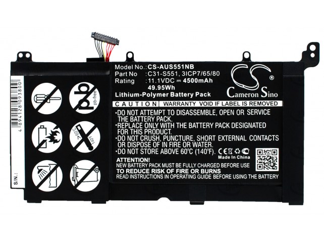 Batteria Compatibile Alta Qualità ASUS S551LA S551LB S551LN