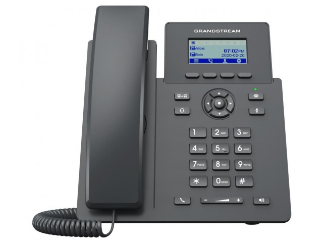 Grandstream Ip Phone Black 2 Lines Lcd  