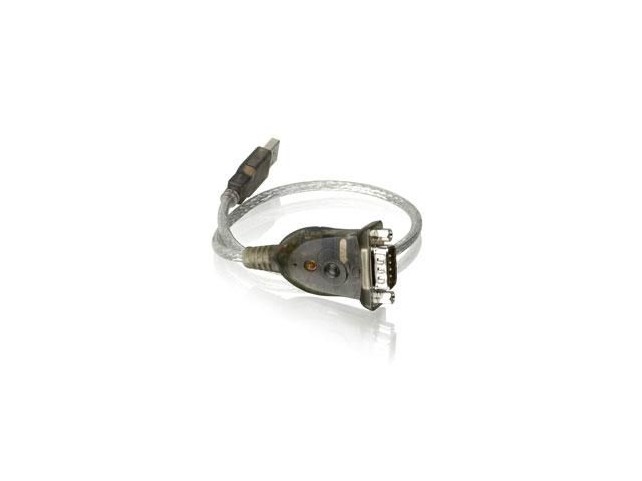 IOGEAR USB to Serial RS232 DB9Adapter  w/ PC & Mac Drivers