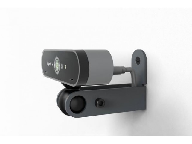 Heckler Design ADA Camera Mount for Logitech  BRIO, Black/Grey H587-BG,