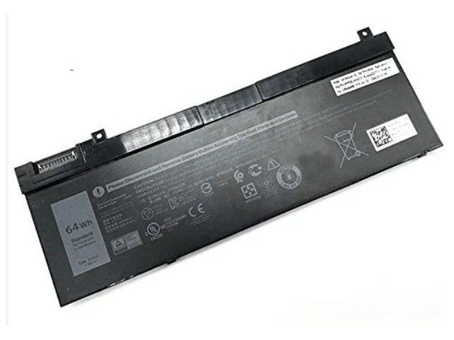 Dell Battery, 64WHR, 4 Cell,  Lithium Ion