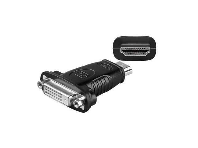 MicroConnect HDMI 19 - DVI-D M-F Adaptor  HDMI Type A - DVI-D 24+1 M-F