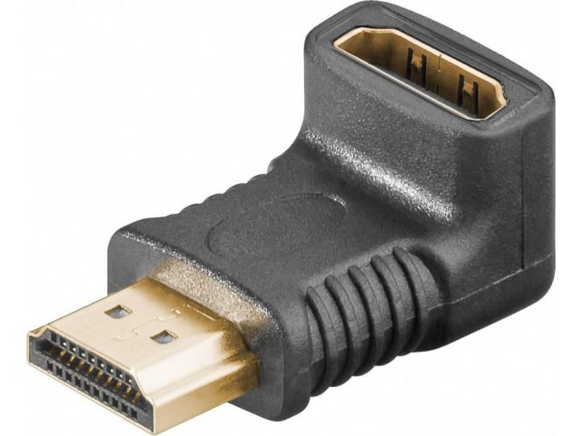 MicroConnect HDMI 19 Angled Adaptor F-M  HDMI -HDMI Angled adaptor 270ø