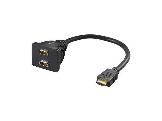 MicroConnect HDMI 19M - 2X HDMI 19F  Male to 2X Female.