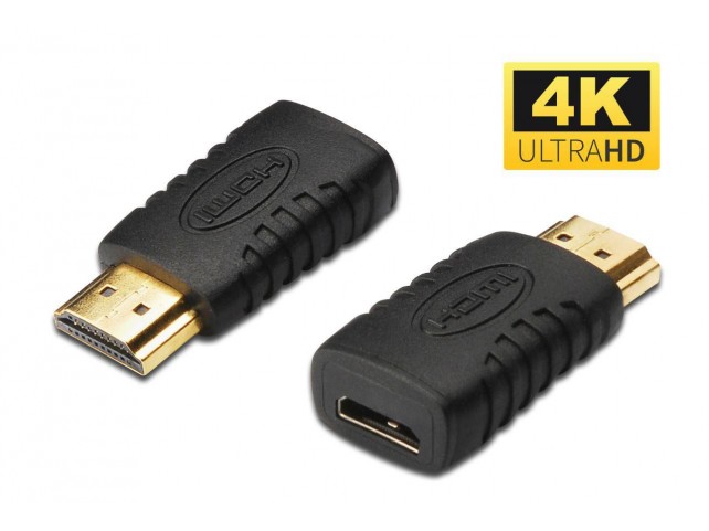 MicroConnect HDMI 19 - HDMI 19C M-F Adapter  HDMI Male-HDMI Mini Female.