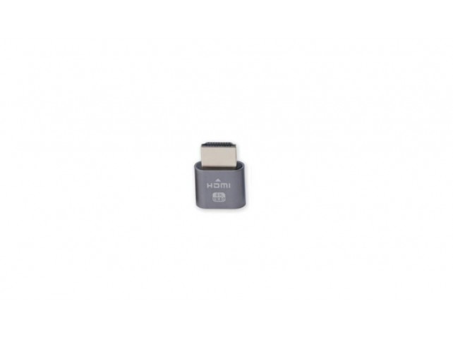 MicroConnect 4K HDMI Dummy, Grey  Universal HDMI Virtual