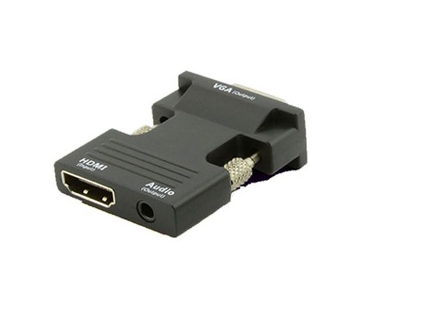 MicroConnect HDMI Female - VGA Male  Black
