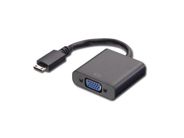 MicroConnect HDMI Mini - VGA adapter M-F  HDMI Mini type - VGA, Black