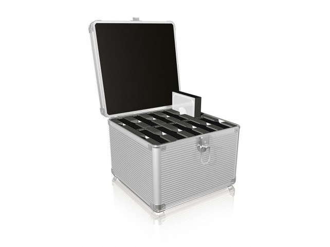 ICY BOX TRANSPORT SUITCASE FOR 10 X  3.5 IN HDDS
