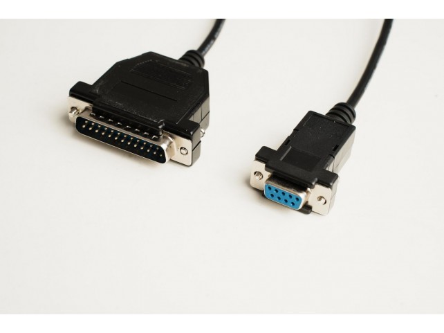 MicroConnect Serial Cable DB9-DB25 3M  F/M  Black