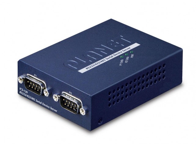 Planet 2-Port RS232/422/485 Serial  Device Server 2-Port