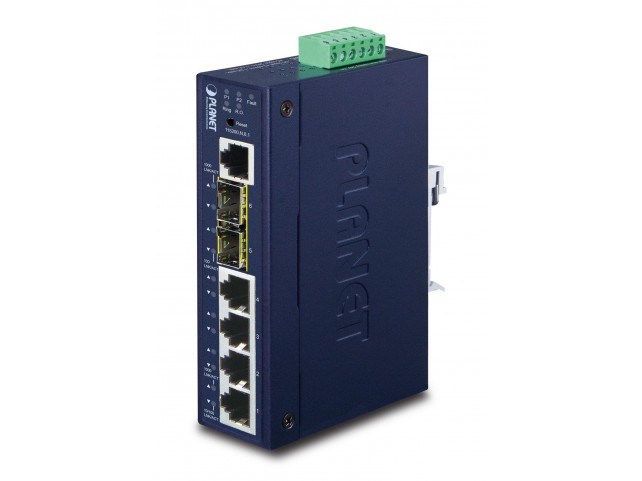 Planet IP30 Industrial L2+/L4 4-Port  10/100/1000T + 2-P 100/1000X