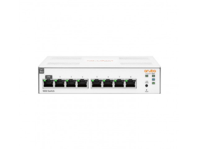 Hewlett Packard Enterprise Aruba Instant On 1830 8G  Managed L2 Gigabit Ethernet