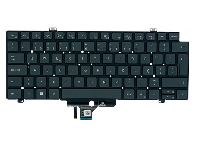 Dell Keyboard, Internal,  Portuguese, 80 Keys, Backlit