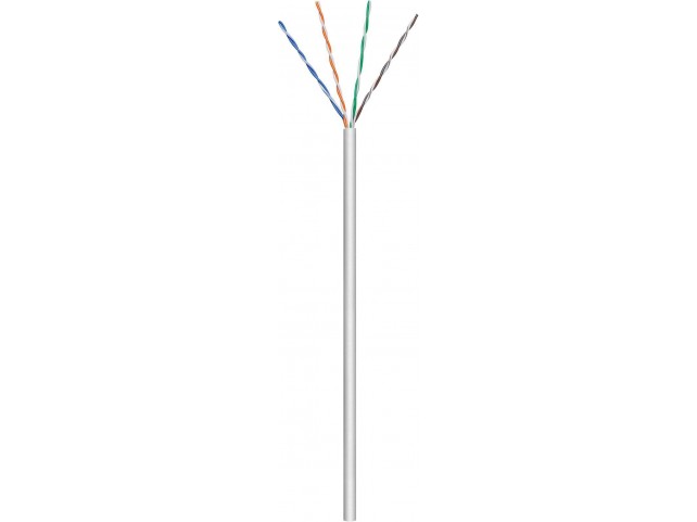 MicroConnect U/UTP CAT5e 305m Grey PVC  Stranded, AWG 26/7, CCA
