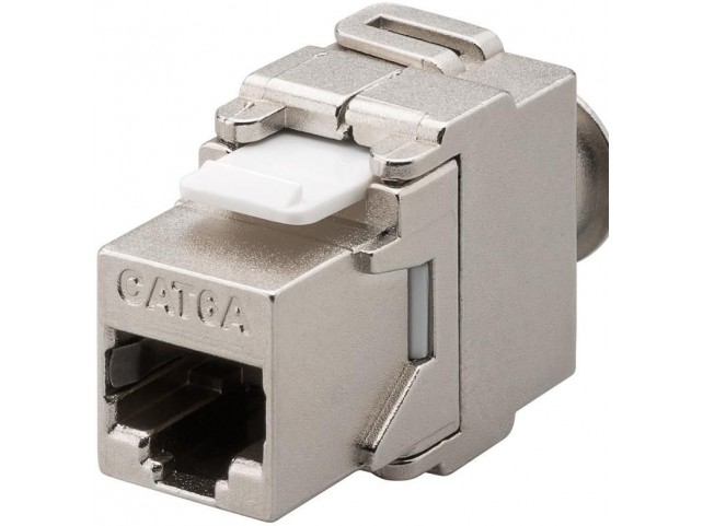MicroConnect Keystone module CAT6a, STP  RJ45 to IDC connectors