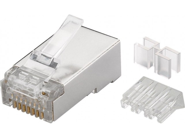 MicroConnect Modular Plug CAT6 Plug 8P8C  FTP Shielded 10pcs in one bag