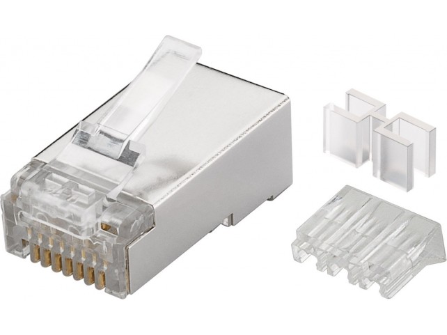 MicroConnect Modular Plug CAT6 Plug 8P8C  FTP Shielded 50pcs in one bag
