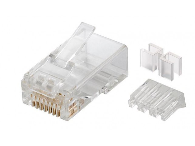 MicroConnect Modular Plug CAT6a Plug 8P8C  Unshielded, 10pcs in one bag