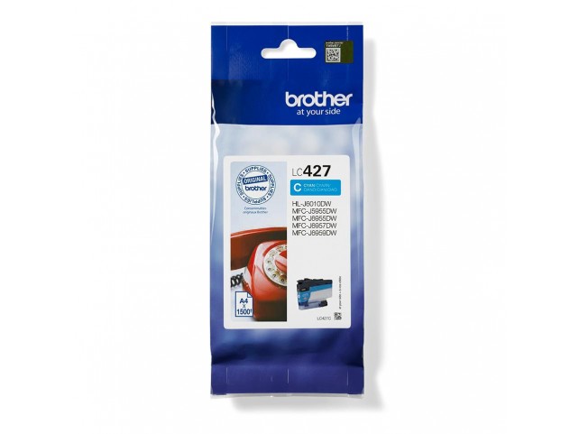 Brother LC-427C ink cartridge  Original Standard Yield Cyan.