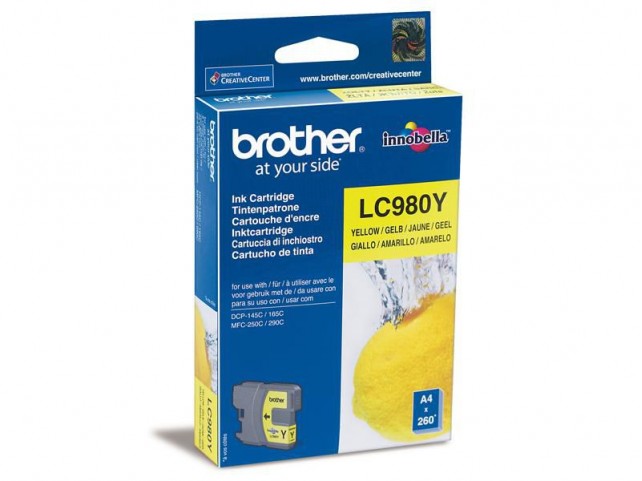 Brother LC980Y INK CARTRIDGE FOR BH9  - MOQ 5 Pages 260