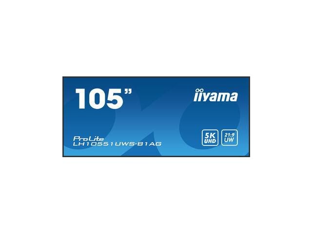iiyama 105"" LFD, 5120x2160,  Portrait, 24/7, 500 nits