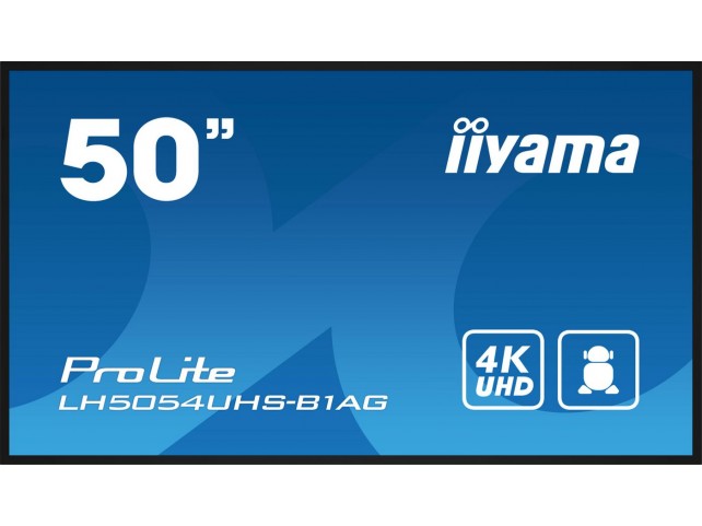 iiyama 50" 3840x2160, UHD VA panel  