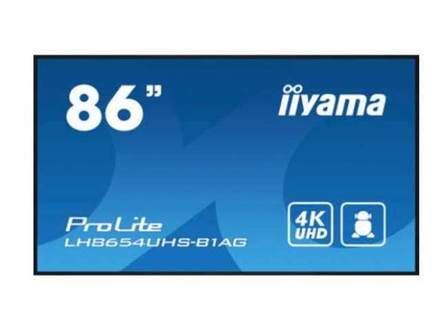 iiyama 86" 3840x2160, UHD IPS panel  