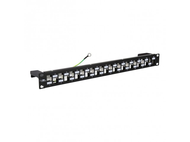 Lanview 1U 10" PATCH PANEL FOR  KEYSTONE - 8-PORT UNEQUIPPED