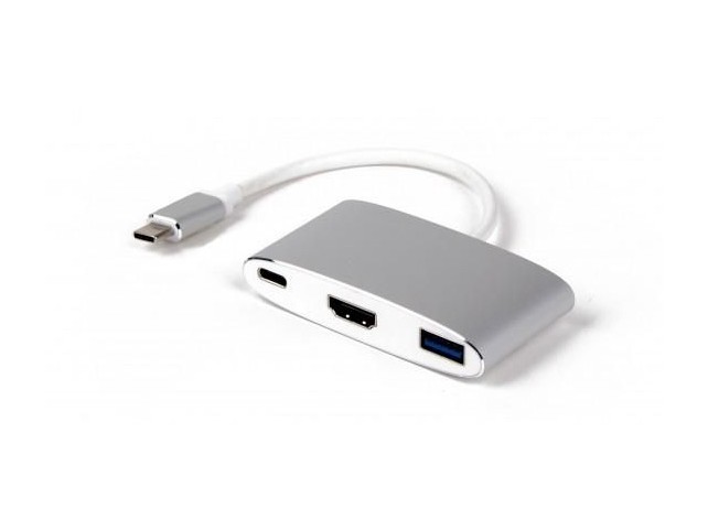 LMP USB-C (m) to HDMI [4Kx2K] (f)  & USB 3.0 (f) & USB-C