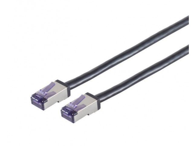 Lanview Lanview HIGH-FLEX Cat6a S/FTP  Black 10m High-Flex Shielded