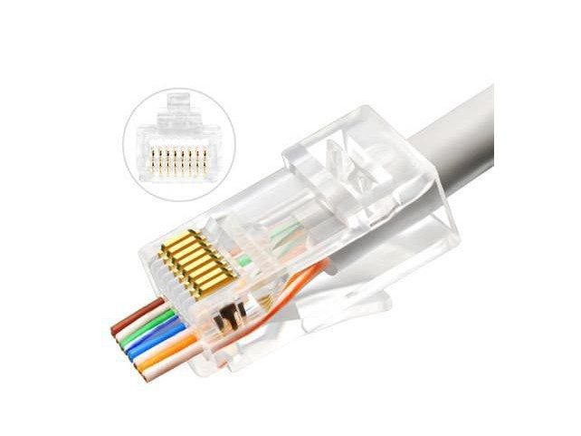 Lanview RJ45 UTP plug Cat6A for  AWG23-24 stranded/solid