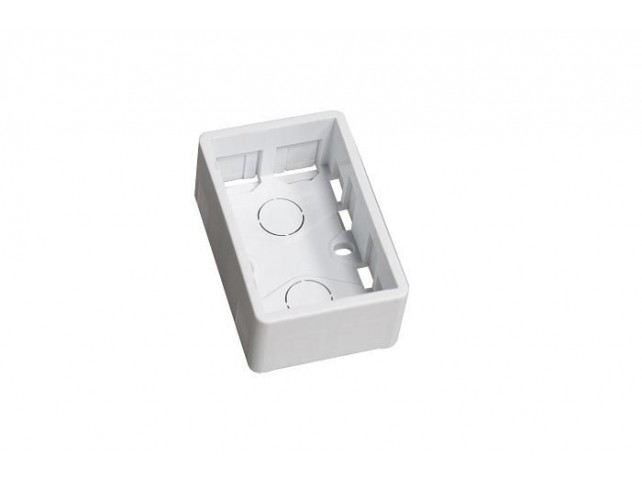 Lanview Surface mount box 1« module  FUGA FIT white