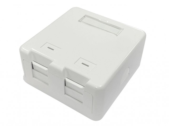 Lanview Surface mount box for 2 x  RJ45 jack
