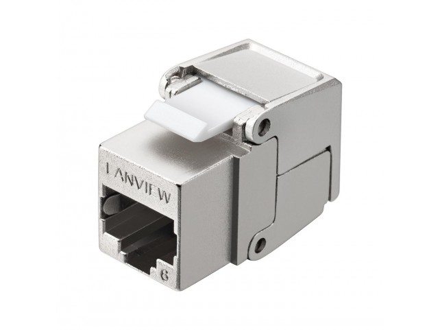 Lanview Cat6 Shielded flip jack  keystone